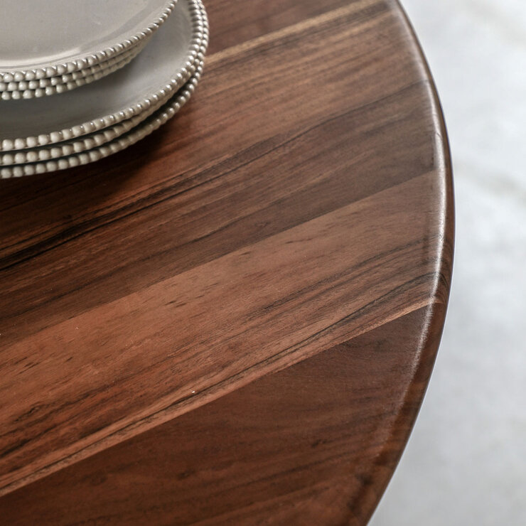 Gallery Borden Acacia Round Dining Table, Seats 4 Gallery Borden Acacia Round Dining Table, Seats 4