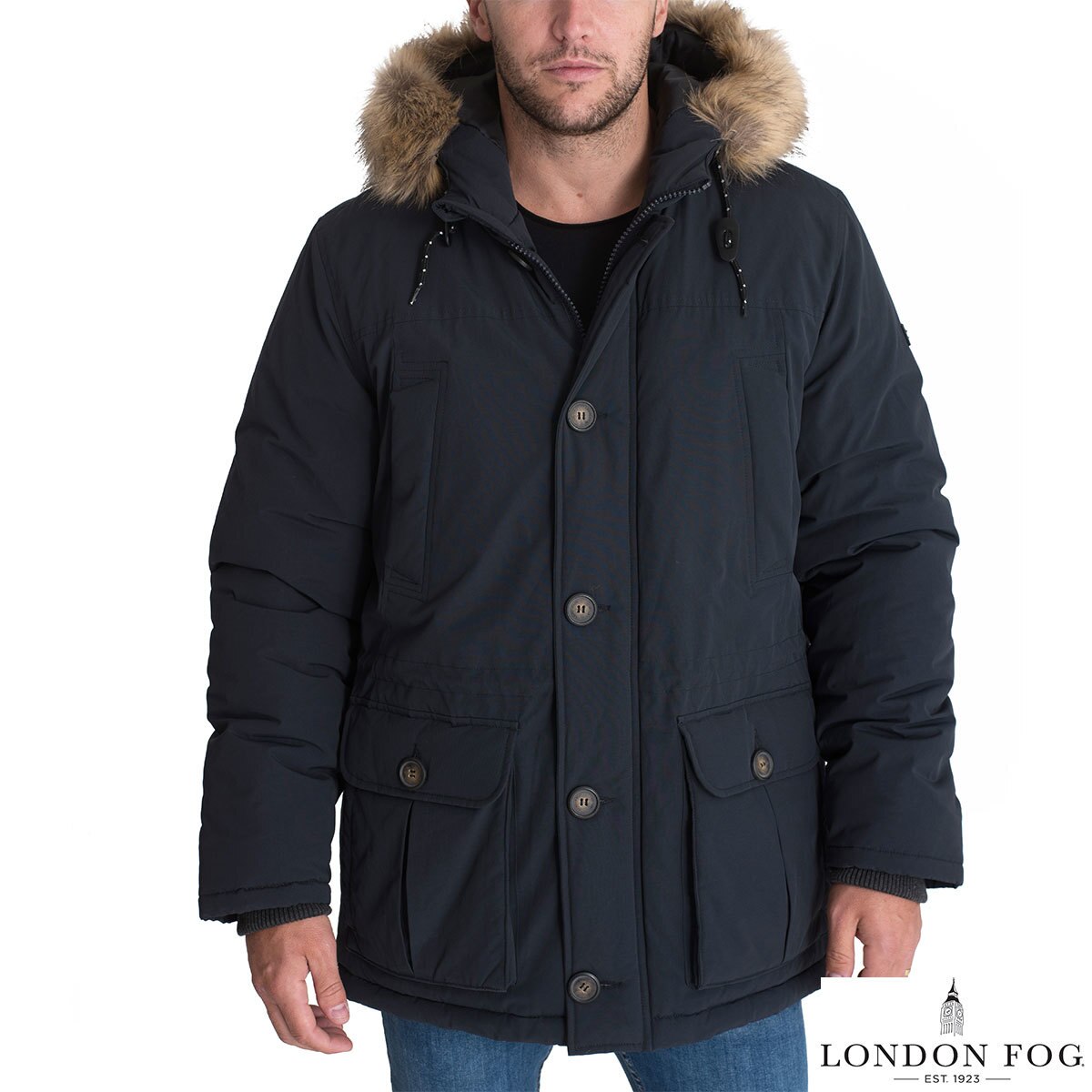London Fog Churchill Men's Parka in 