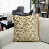 Malini Cassia Whiskey Velvet Feather Fill Cushion, 50 x 50 cm