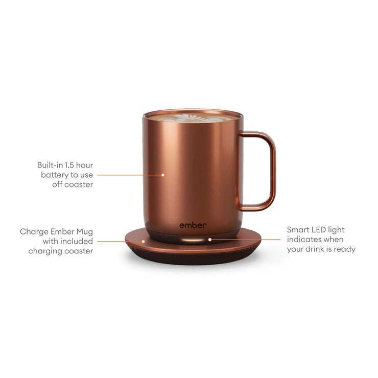 Description of Ember Copper Mug functionality Description of Ember Copper Mug functionality