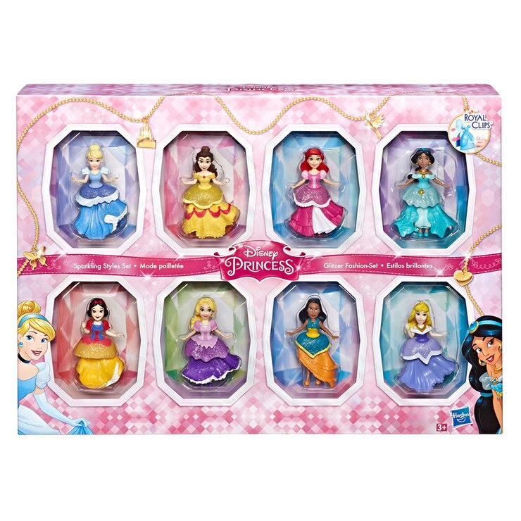 disney princess 8 doll set