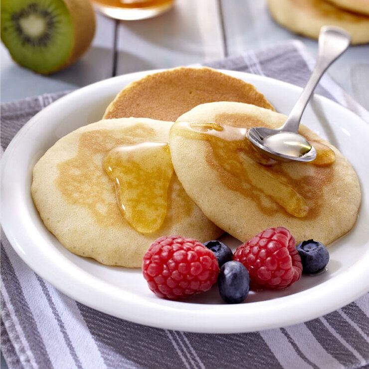 pancakes on a plate