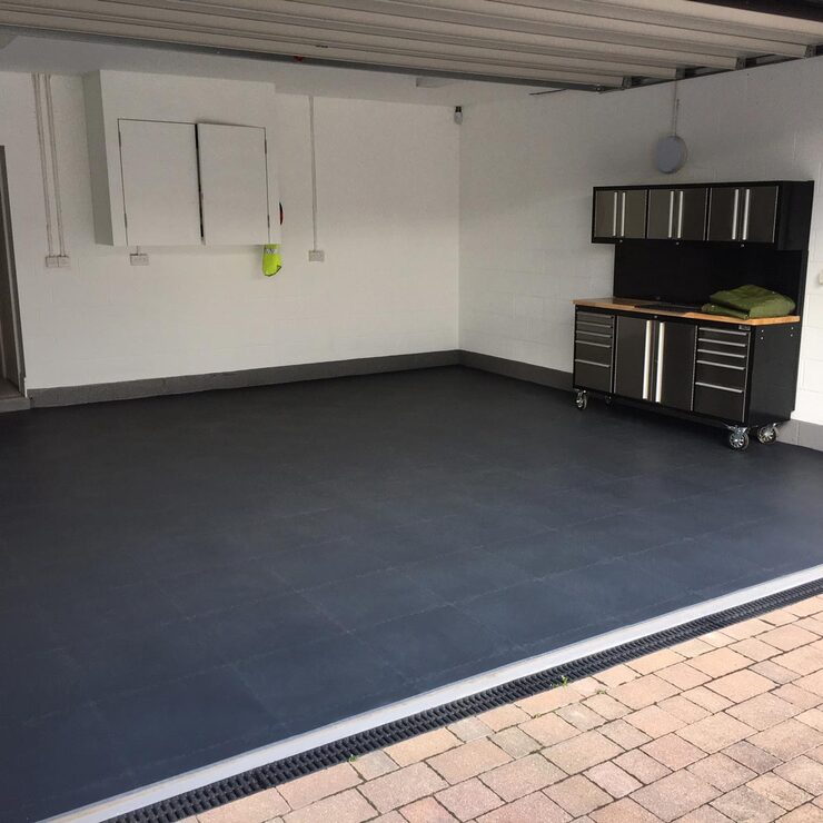 Klikflor X500 Garage Floor Ramp in Black (114 x 496 x 7mm) Costco UK