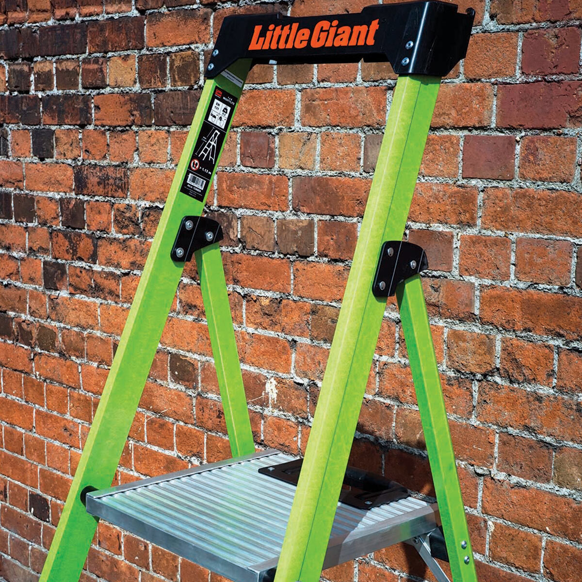 Little Giant 6 Tread Mighty Lite Hi-Viz GRP Fibreglass Step Ladder