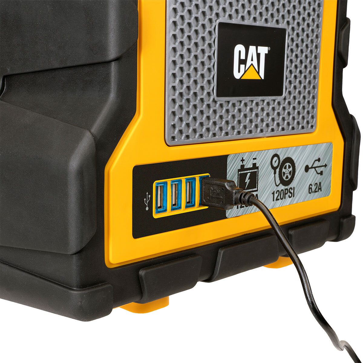 CAT 1200AMP Jump Starter, Portable USB Charger and Air Compressor