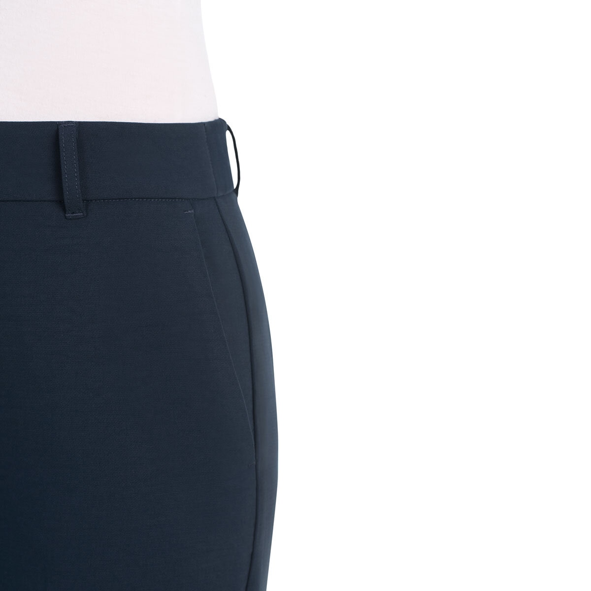 Dalia Ladies Pleated Crepe Wide Leg Pant
