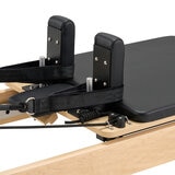 Studio image showing features of the reformer Studio image showing features of the reformer