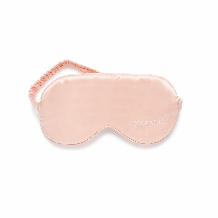 Cocoonzzz 100% Mulberry Silk Pillowcase & Eyemask Set, Pink