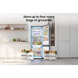 Samsung Series 8 RB53DG706AS9, Fridge Freezer, A rated in Inox
