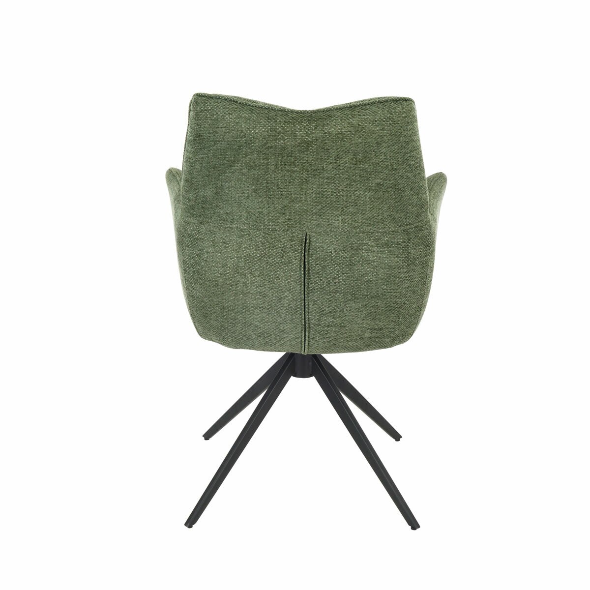 Indus Valley Capri Ceramic Extending Dining Table + 6 Green Chairs, Seats 6-8