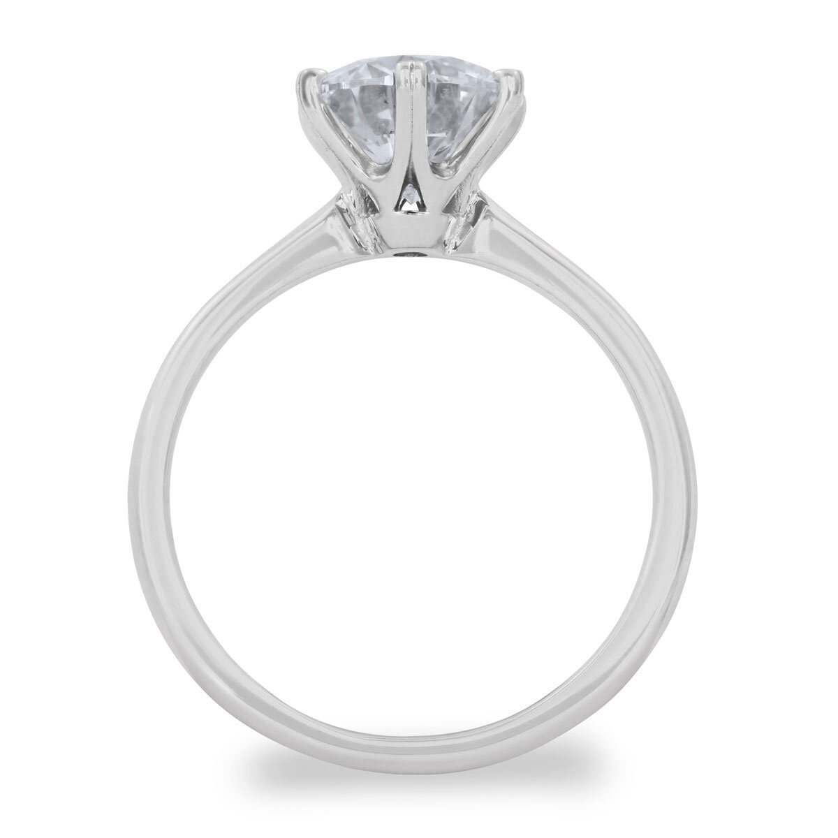 2.00ct Round Brilliant Cut Diamond Solitaire Ring, Platinum