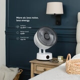 Descriptive Image of Meaco Sefte Fan with functionality