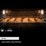 Samsung Series 5 Dual Cook Flex NV7B5750TAK/U4 76L Smart Oven, A+ Rating in Black