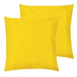 Furn Wrap Outdoor Cushion 2 Pack in Yellow, 43 x 43 cm