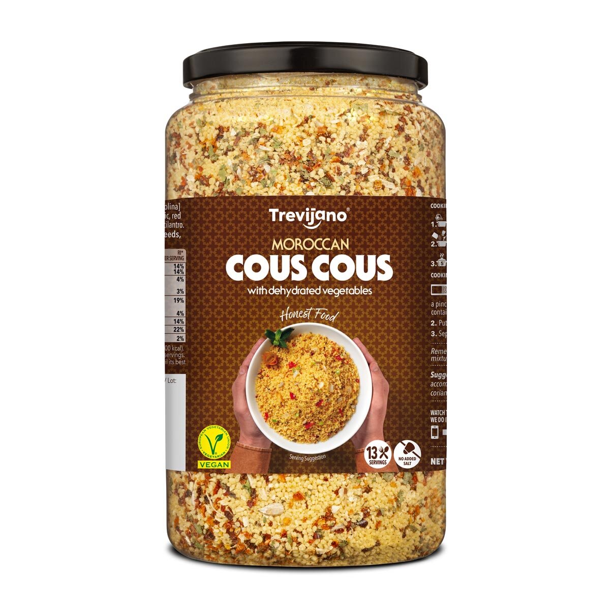Trevijano Moroccan Cous Cous with Vegetables, 1kg