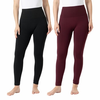 Ellen Reyes Fleece Lined Leggings 2 Pack