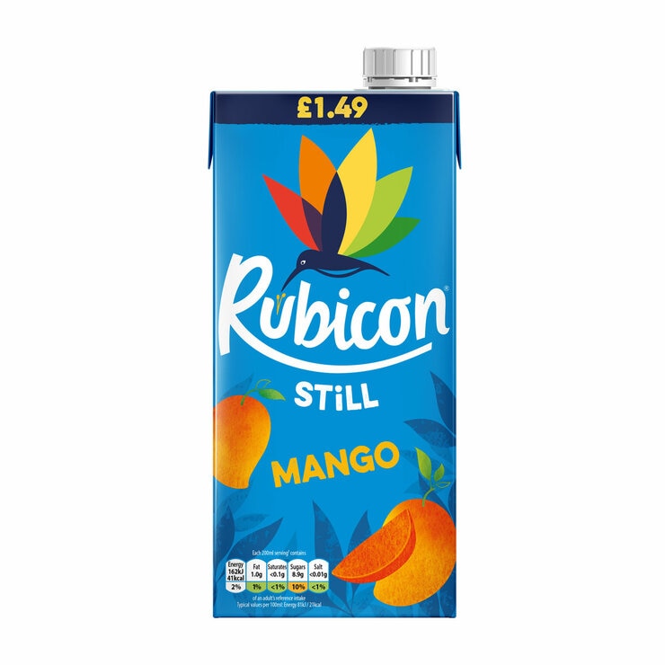Rubicon Still Mango Juice PMP £1.49, 1L
