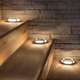 Set of 4 Solar LED Multi-Surface Lights