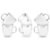Mesa Double Wall Mug Set, 6 Pack
