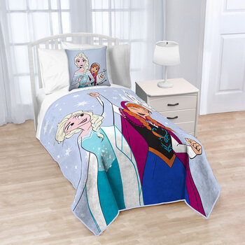 Licensed Character Cushion & Throw Set in 3 Designs