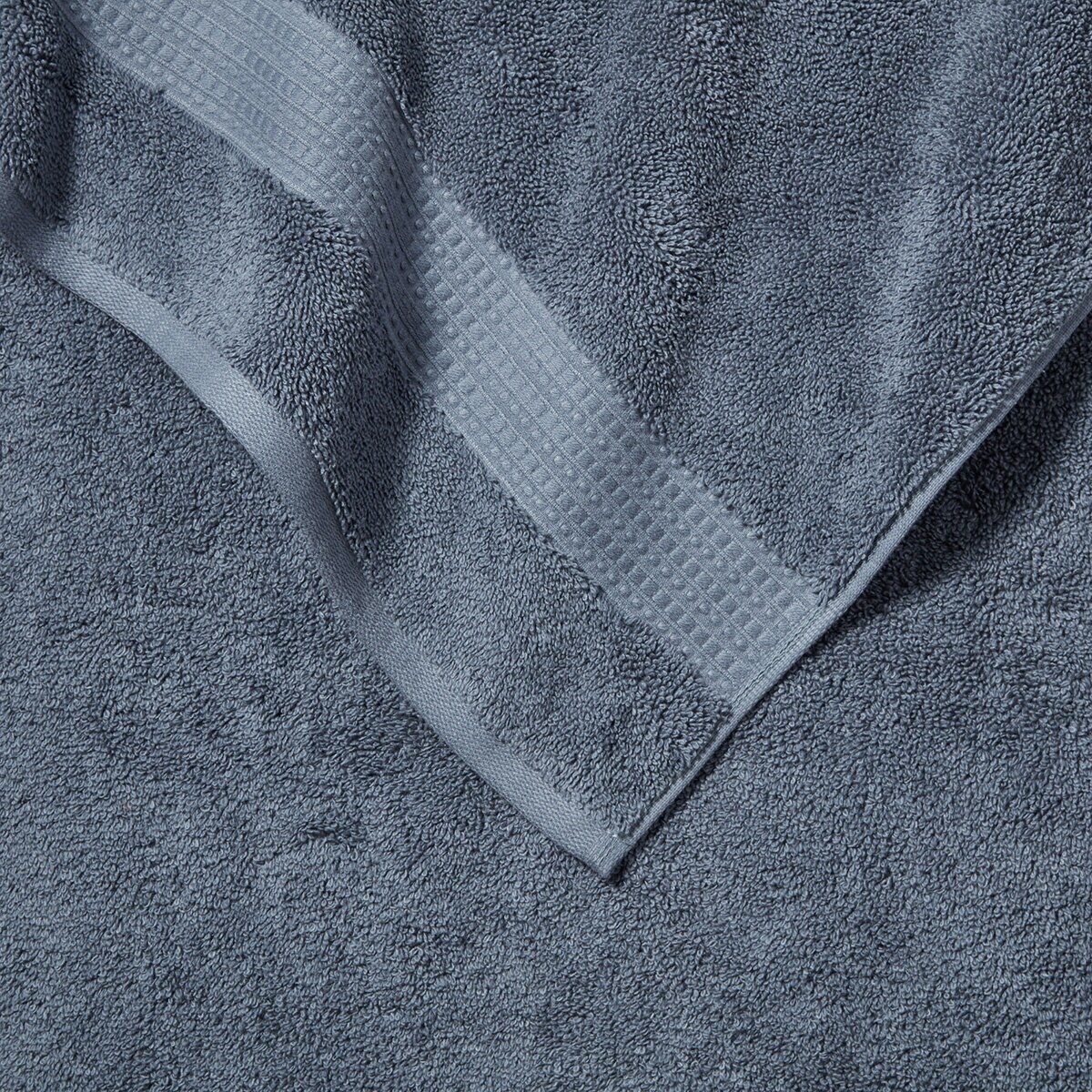 Grandeur 100% Cotton Blue Hand Towel, 2 Pack