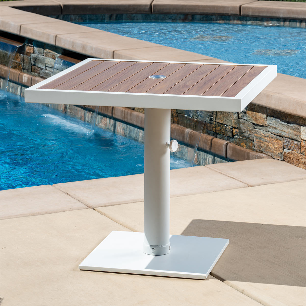 Santorini 6 Piece Sling Bistro Set + Umbrella Costco UK