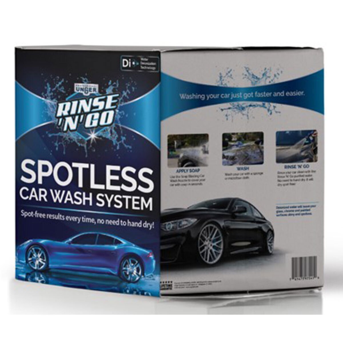 Unger Rinse 'n' Go Car Wash Kit with Two Filters