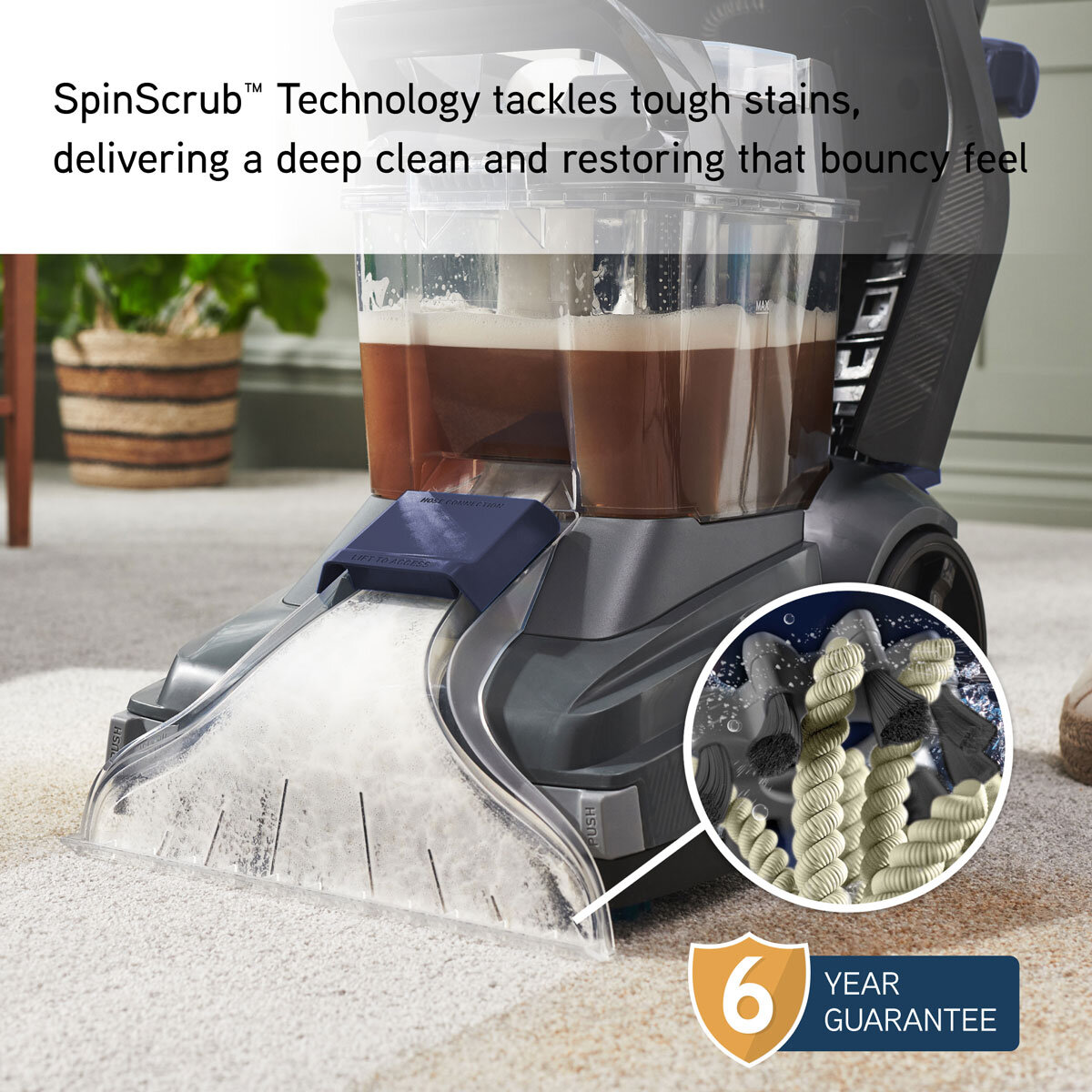 VAX SpinScrub Power Carpet Washer Lifestyle Image