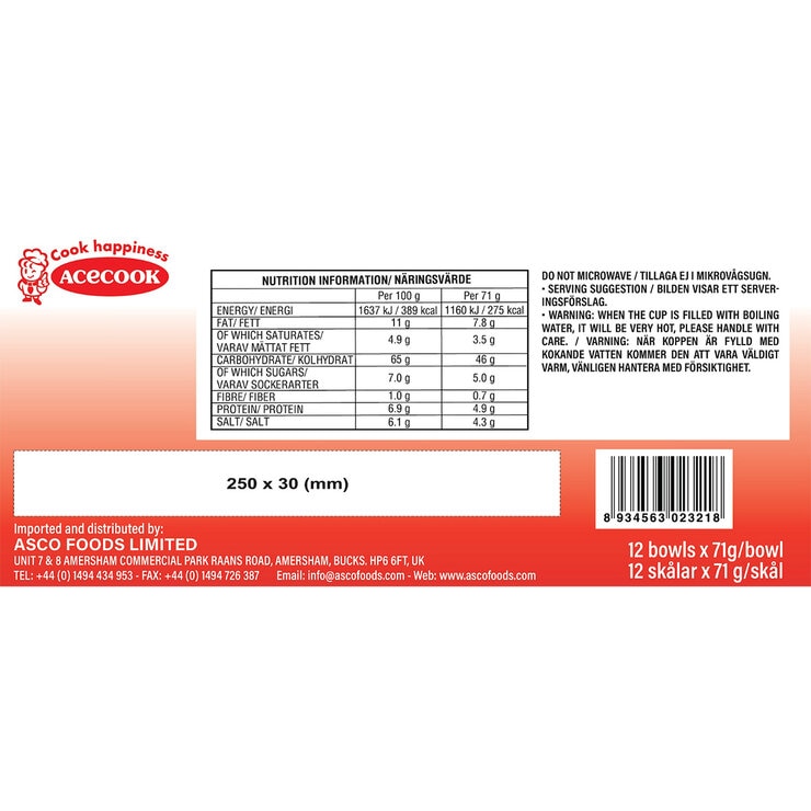 Nutritional Information