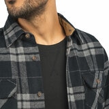 Jachs Mens Flannel Shirt & Thermal 2 Pack in Black Jachs Mens Flannel Shirt & Thermal 2 Pack in Black