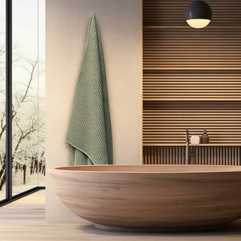 Evolution 100% Cotton Green Bath Sheet, 100 x 160 cm