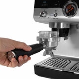 Close up of Krups Precision Coffee Machine's portafilter