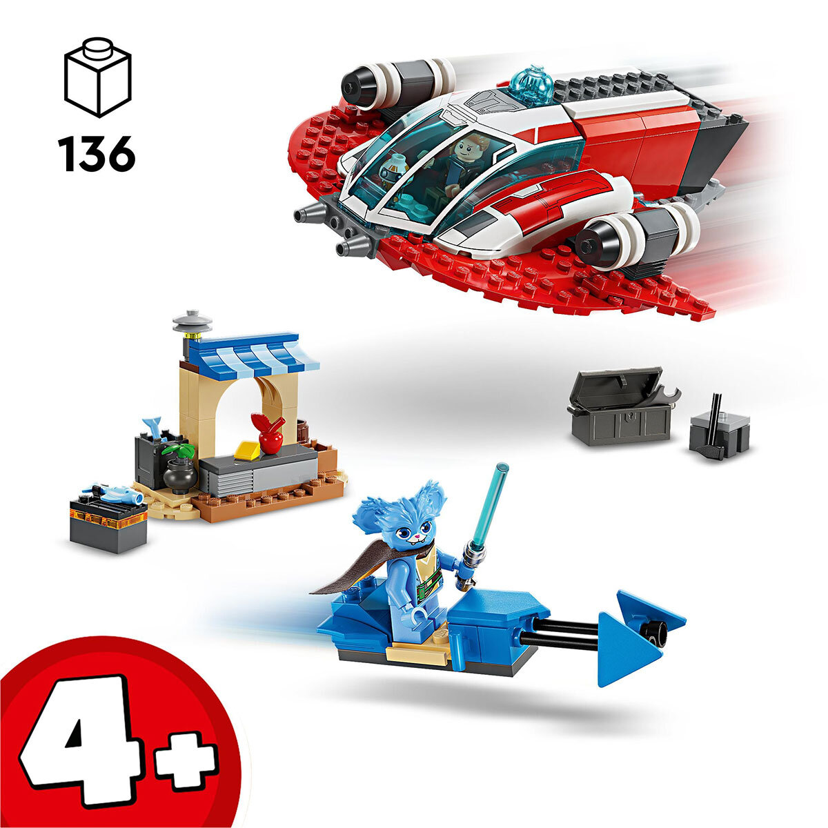 Buy LEGO Star Wars Crimson Firehawk Overview Image at Costco.co.uk