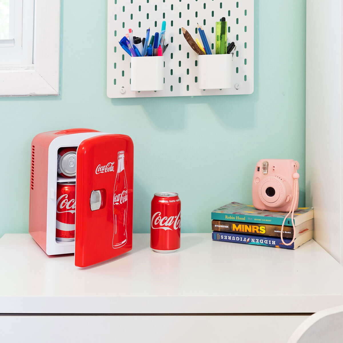 Coca-Cola Classic Coke Bottle Mini Fridge
