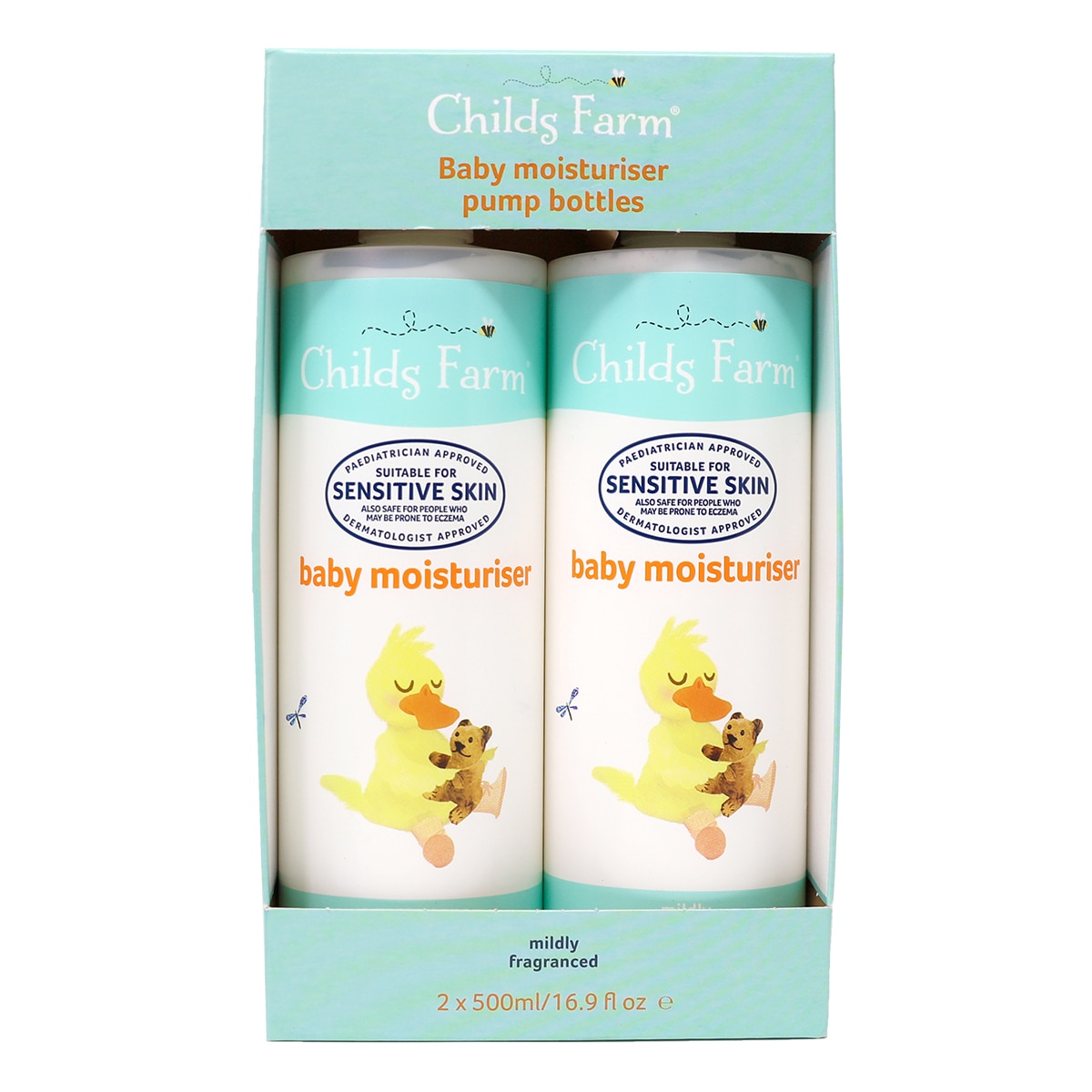 Childs Farm Baby Moisturisers, 2 x 500ml in Box