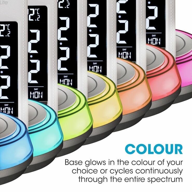 OttLite Wireless Charging LED Lamp with Colour Changing Base in 2 Colours