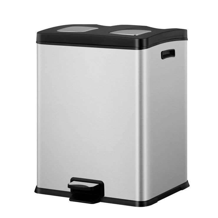 EKO Rejoice 30+30L Extra Large Stainless Steel Pedal Bin EKO Rejoice 30+30L Extra Large Stainless Steel Pedal Bin