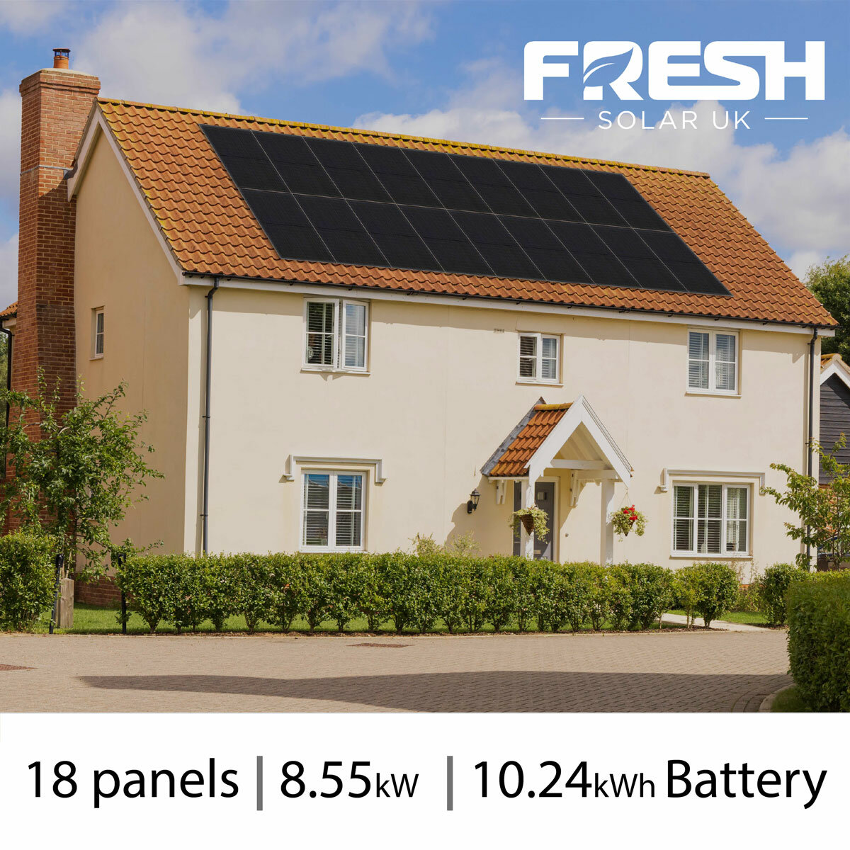18 Panel Solar PV System with Fox ESS