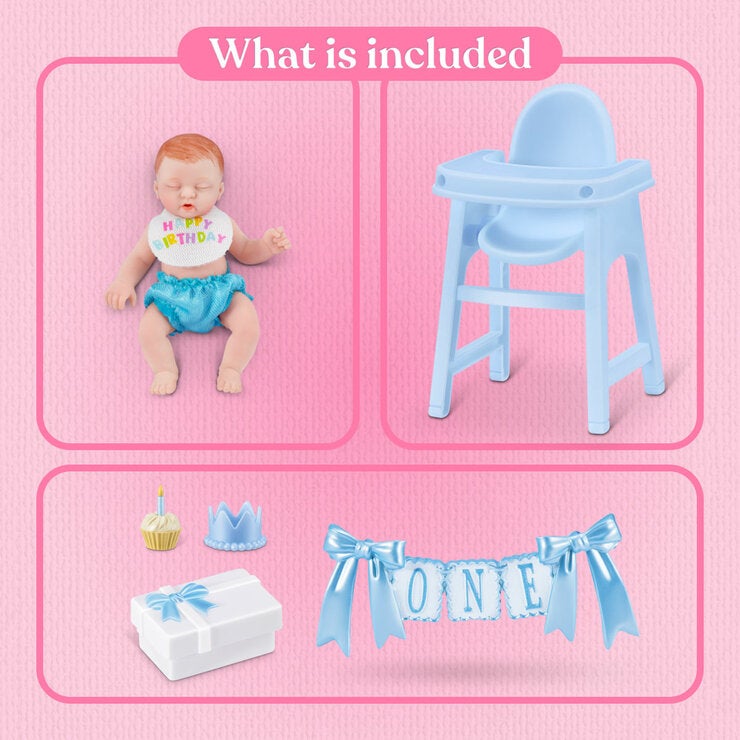 Zuru My Mini Baby - My Birthday - 4 pack (4+ Years) Zuru My Mini Baby - My Birthday - 4 pack (4+ Years)