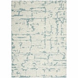 Calvin Klein Sculptural Teal Rug in 2 Sizes