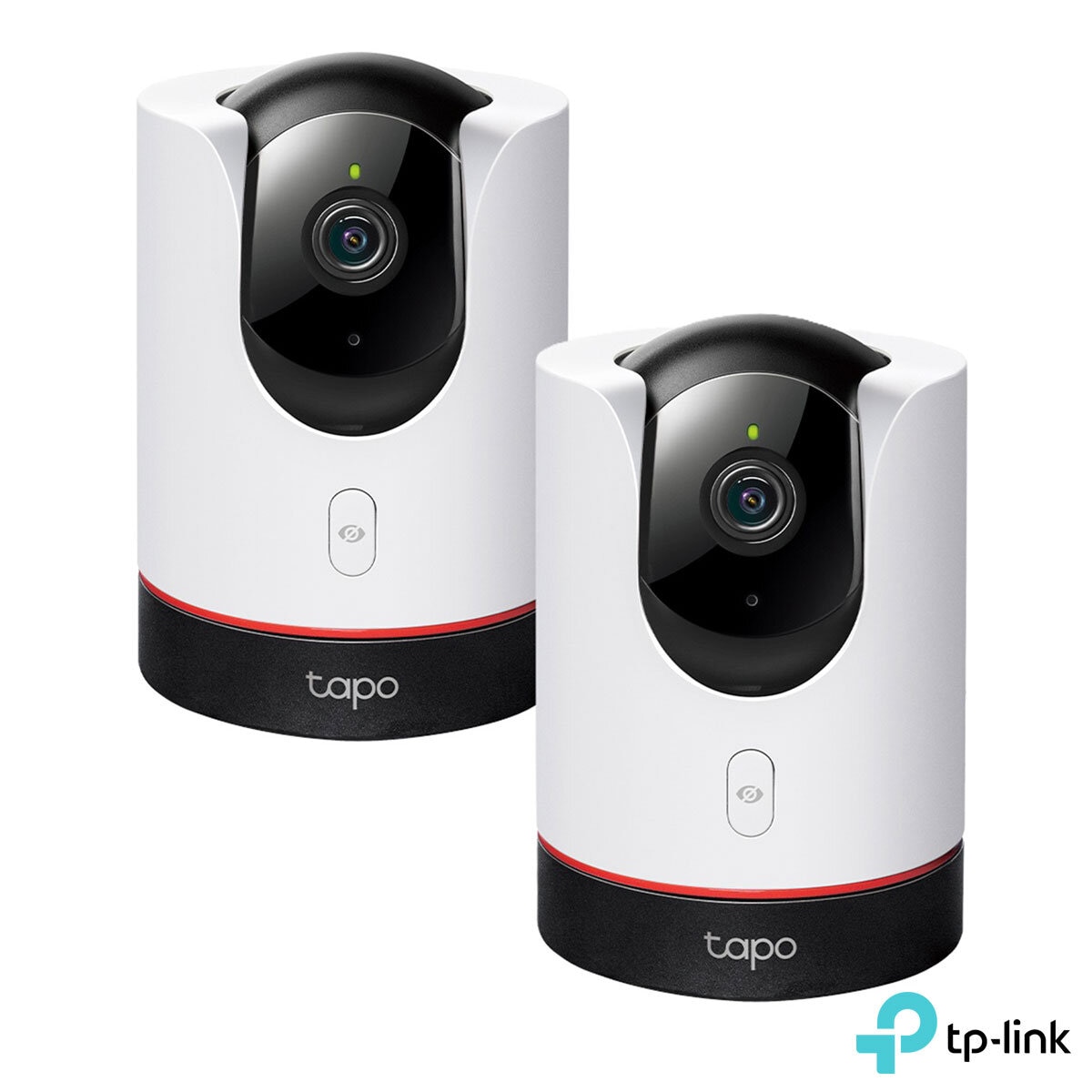 TP-Link Tapo C225 2K 4MP Pan/Tilt AI Home Security Wi-Fi Camera - 2 Pack