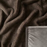 Mon Chateau Brown Faux Fur Throw, 152 x 177 cm