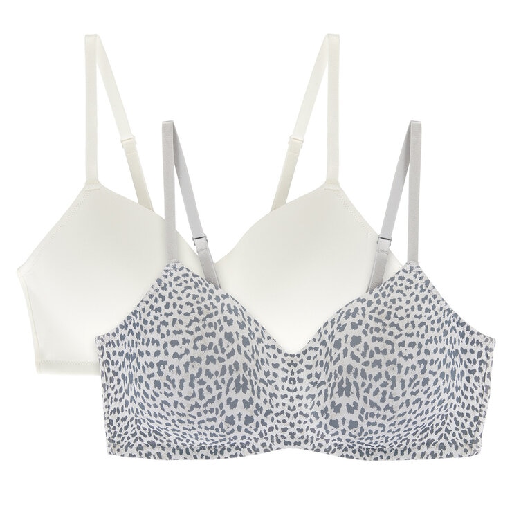 Room Service Ladies Wire Free Bra 2 Pack