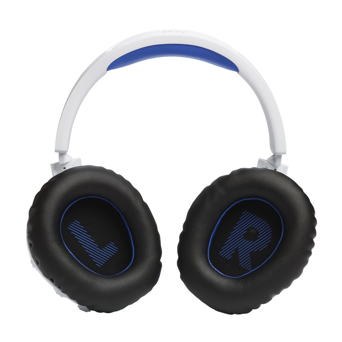 JBL Quantum 360P Wireless Headset for PS4, PS5, Xbox, PC, Switch in White & Blue