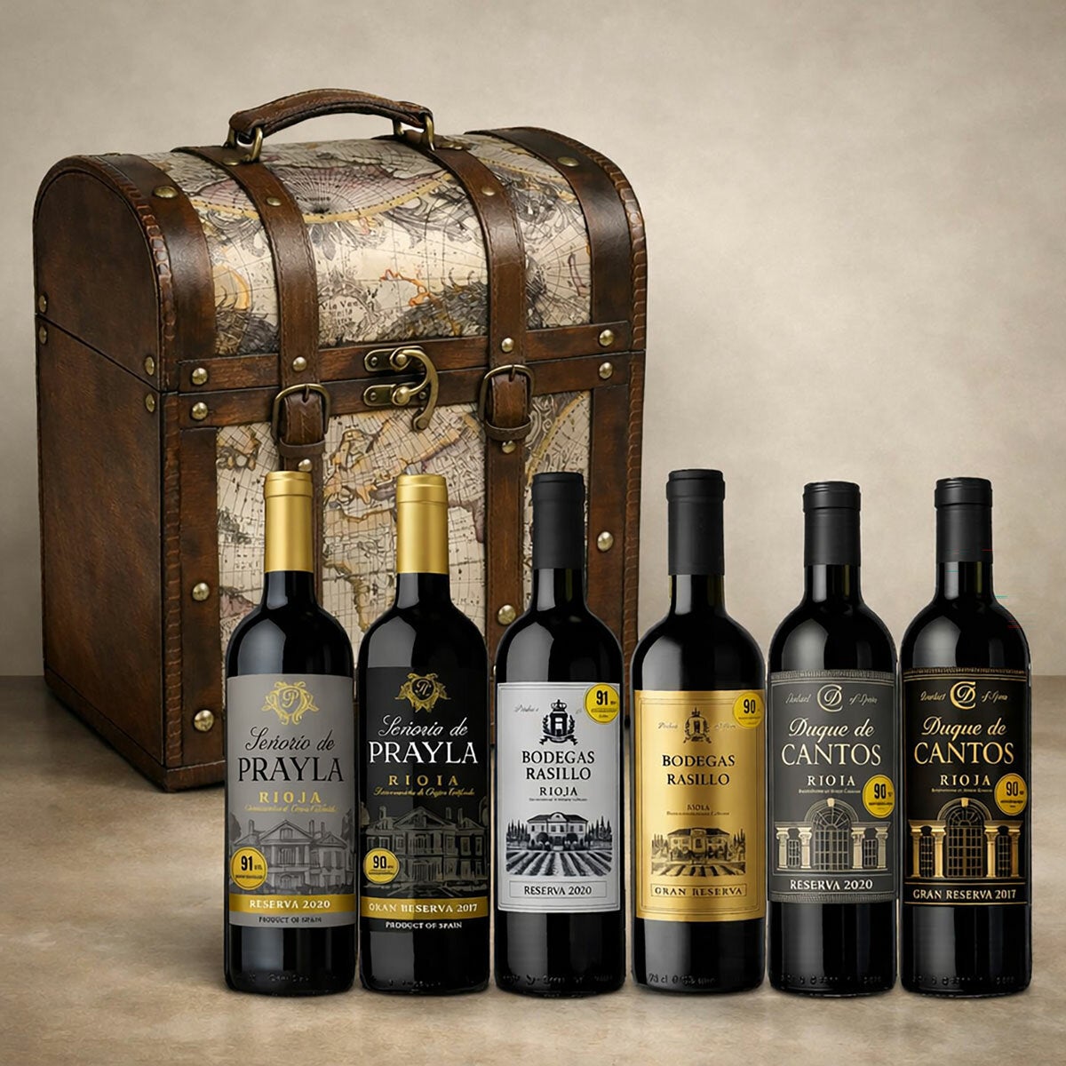 Rioja Wine Chest Gift Set, 6 x 75cl