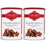 Chloe's Hazelnut & Cocoa Wafer Rolls, 2 x 400g