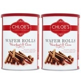 Chloe's Hazelnut & Cocoa Wafer Rolls, 2 x 400g