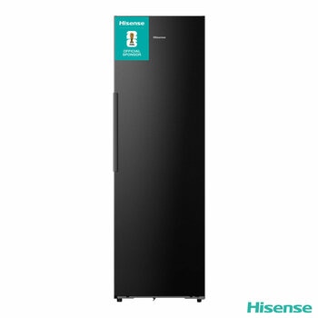 Hisense RL5K370GSFC KitchenFit Upright Fridge, C Rated in Black Steel