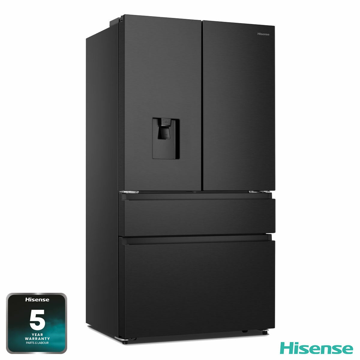 Hisense RF749N4SWFE, Multidoor Fridge Freezer E Rating in Black