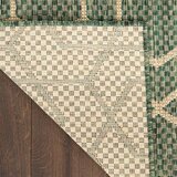 Nourison Horizon Geometric Indoor / Outdoor Rug in 2 Sizes, Green